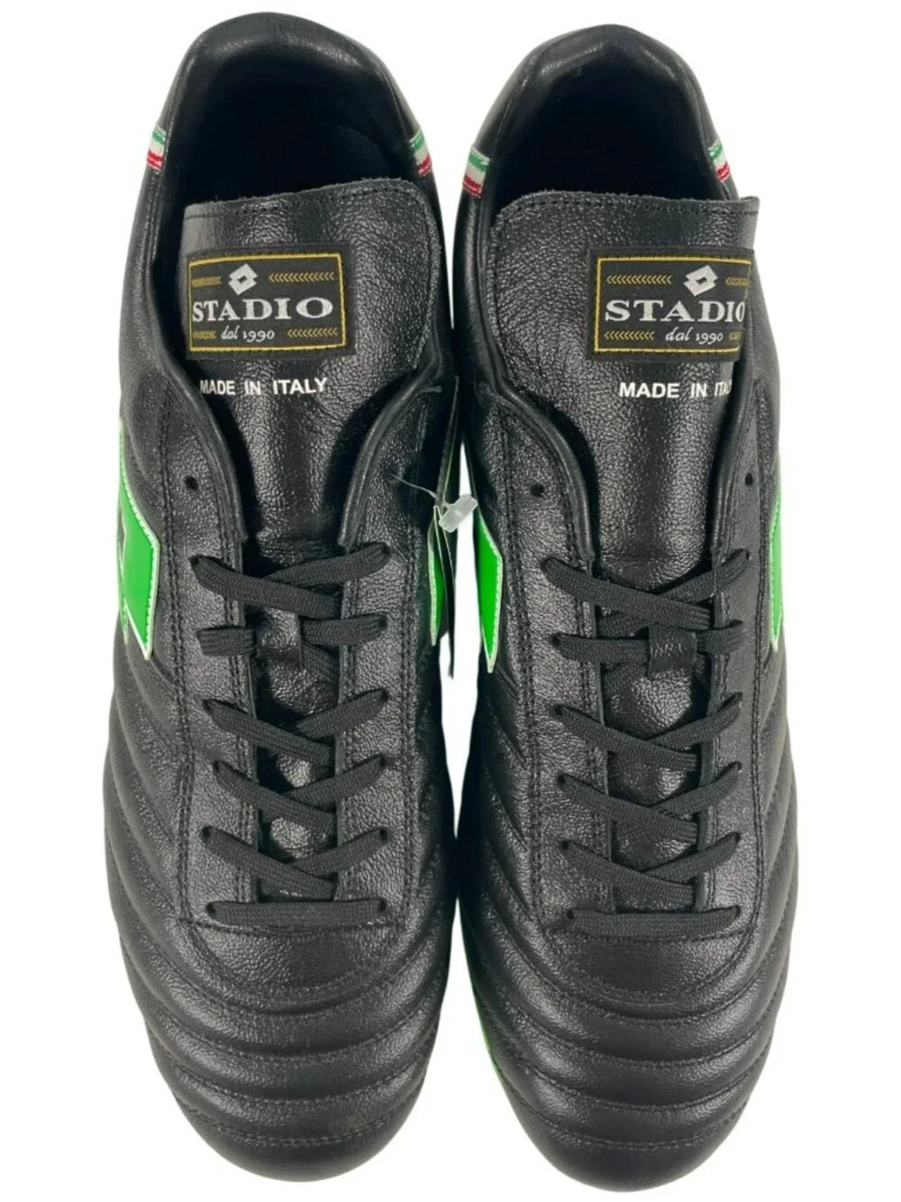 Lotto Stadio OG II FG Soccer Cleats Black & Green Men's Size 11.5 MSRP $240 NEW